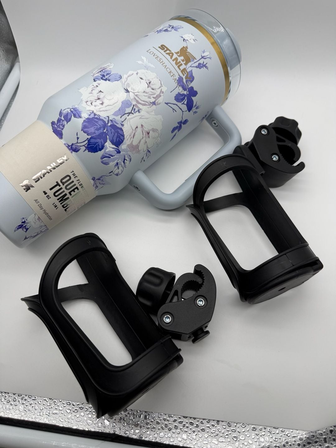 Universal Clamp-On Cup Holder Set of 2. 3
