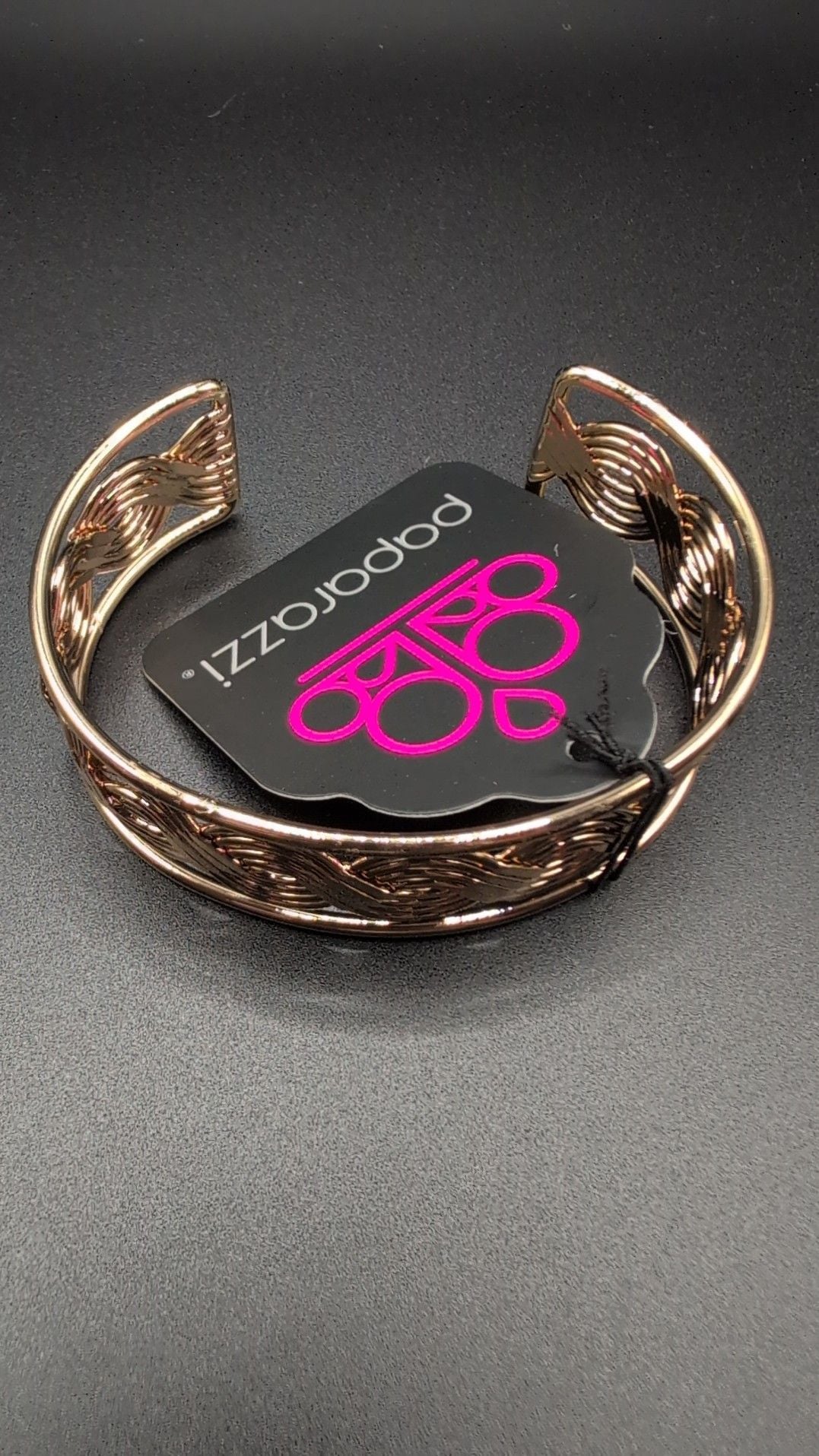 Paparazzi Weave An Impression Gold Cuff Bracelet 3