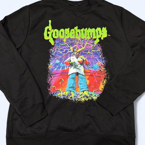 Goosebumps Escape from Horrorland Graphic Crewneck Sweatshirt