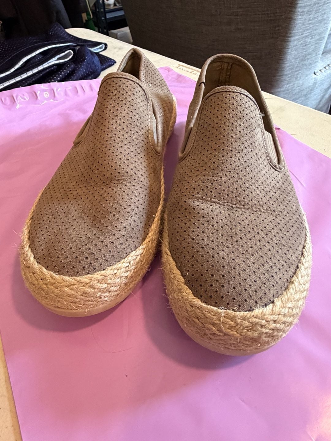 Esprit Nadine Perforated Slip-On Espadrille Flats 2