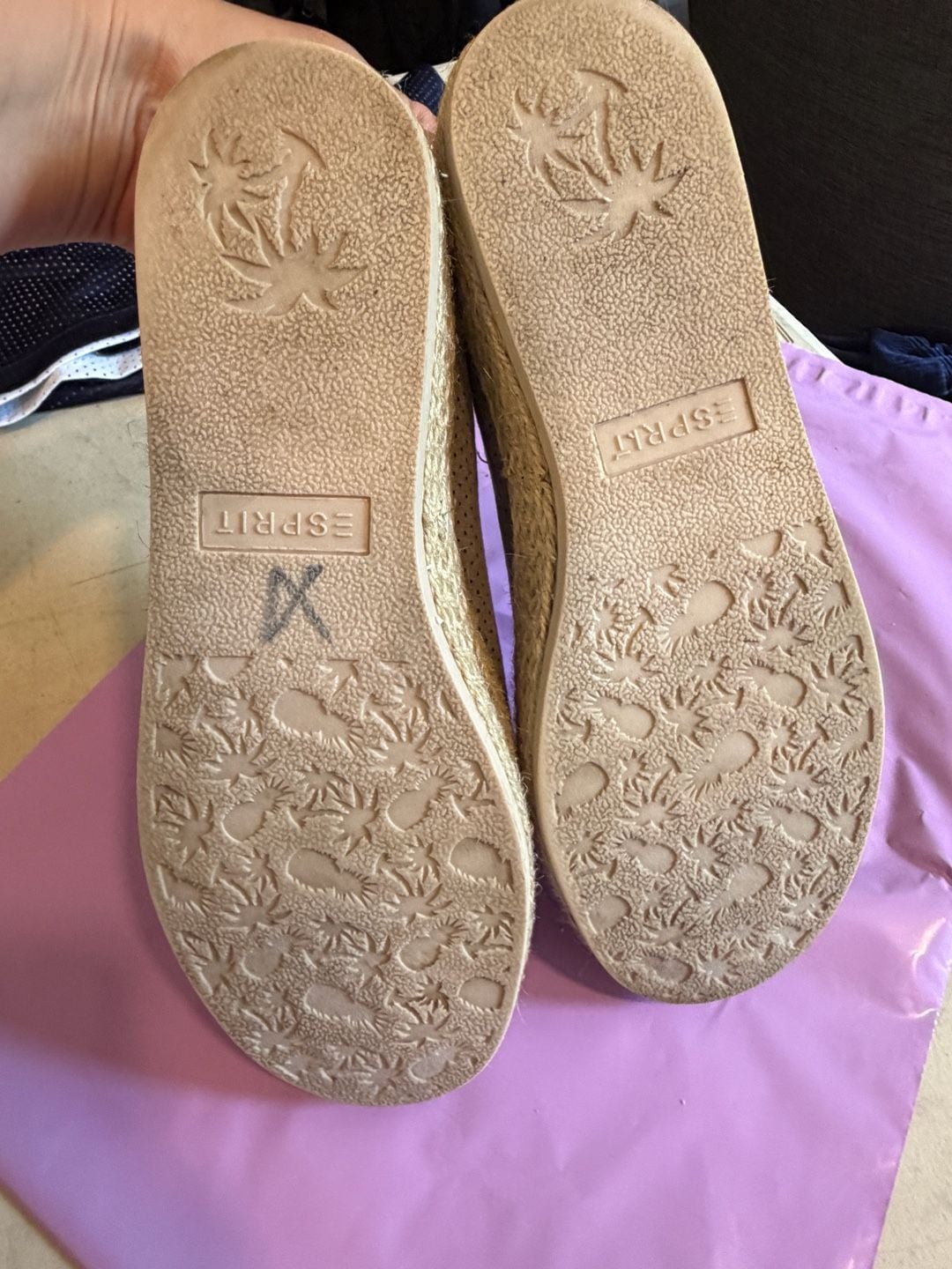Esprit Nadine Perforated Slip-On Espadrille Flats 6