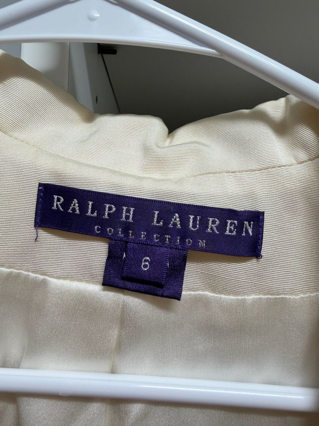 Vintage Ralph Lauren Purple Label 100% Silk White Double-Breasted Tailcoat Jacket 4