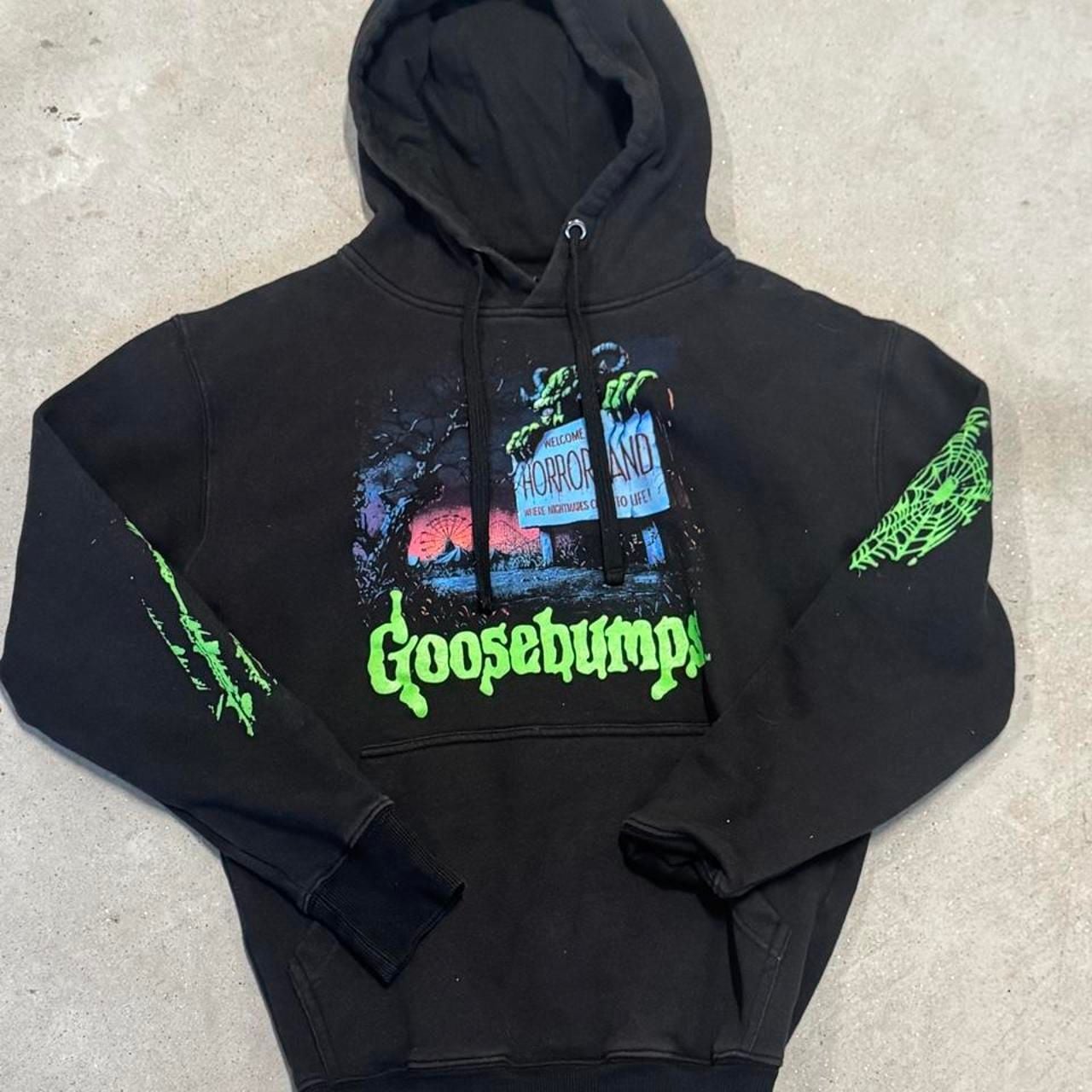 Goosebumps Welcome to Horrorland Graphic Print Black Hoodie 2