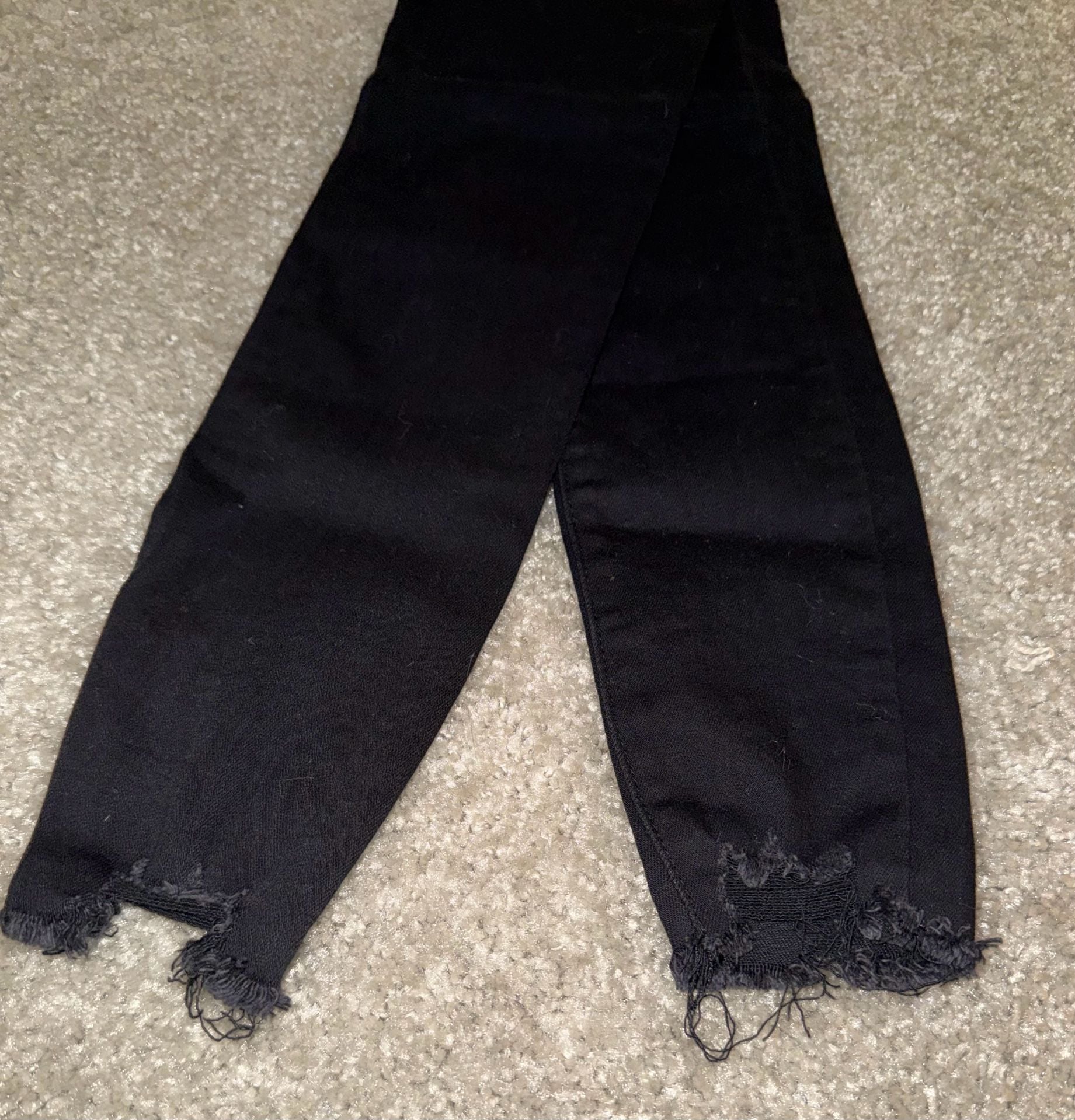 KanCan High Rise Button-Fly Raw Hem Skinny Jeans 6