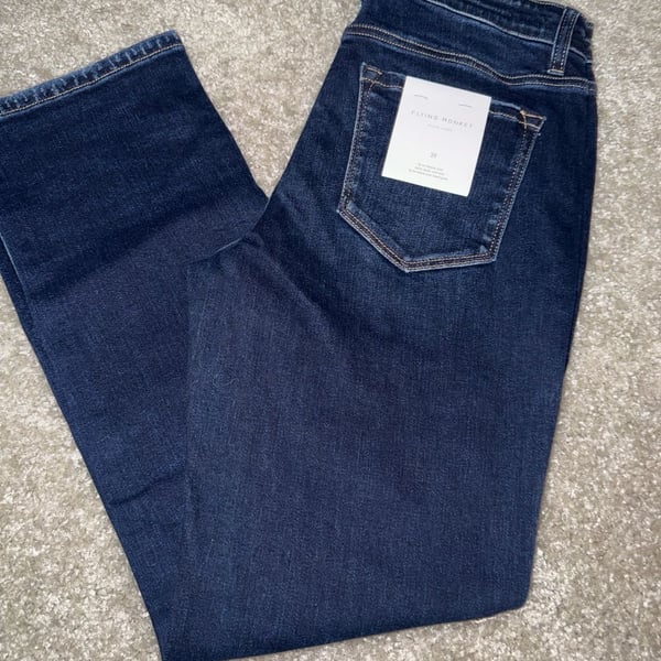 Flying Monkey Black Label Dark Wash Straight Leg Jeans