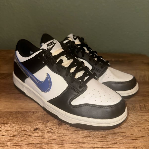 Nike Dunk Low Next Nature GS TPU Swoosh Black/Hyper Royal