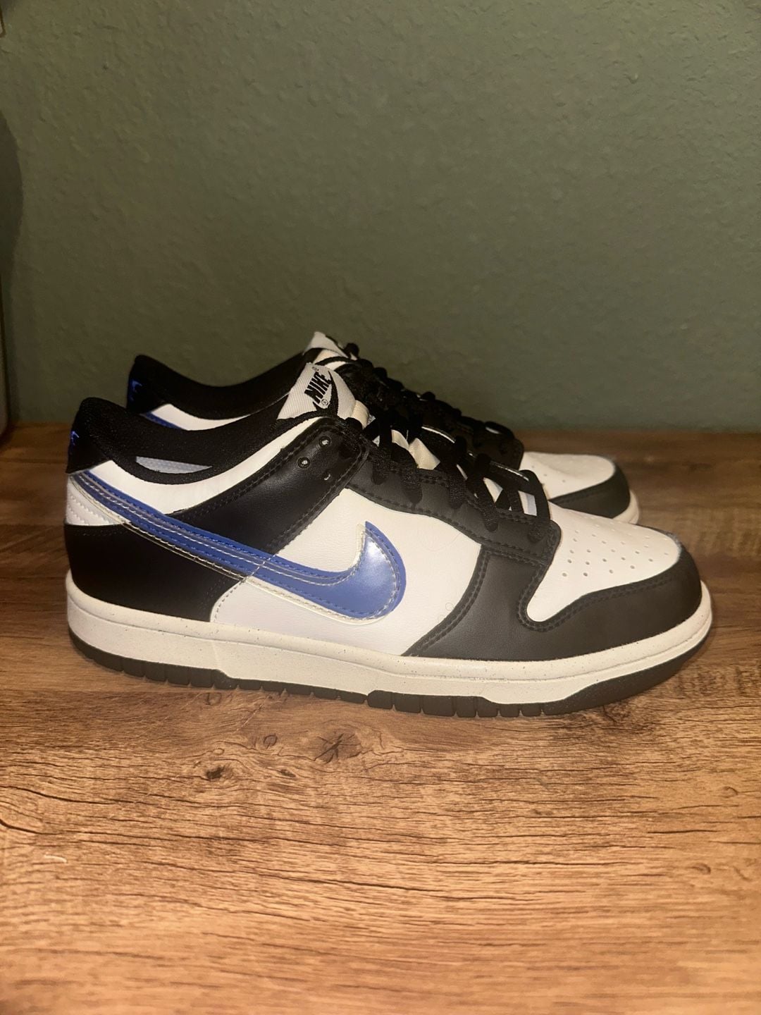 Nike Dunk Low Next Nature GS TPU Swoosh Black/Hyper Royal 3