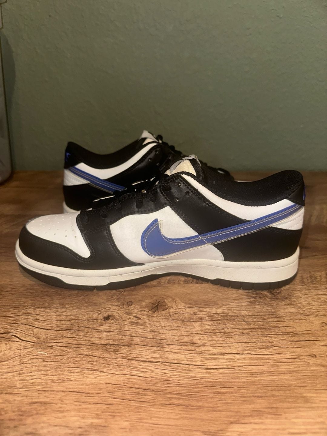 Nike Dunk Low Next Nature GS TPU Swoosh Black/Hyper Royal 4