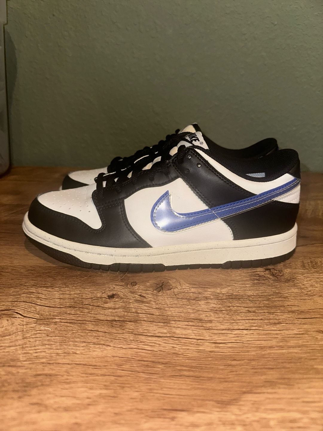 Nike Dunk Low Next Nature GS TPU Swoosh Black/Hyper Royal 6