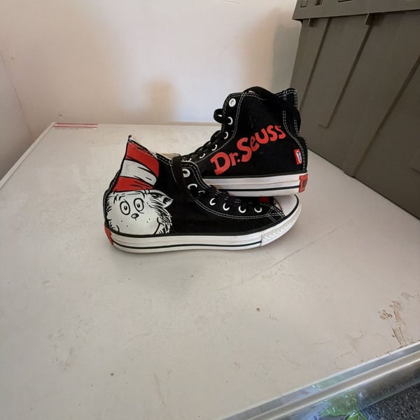 Converse Chuck Taylor All Star High Top 'The Cat in the Hat' Dr. Seuss Edition
