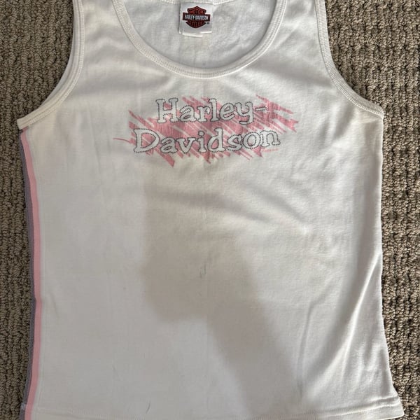 Harley-Davidson "Glitter & Stripes" Tank Top