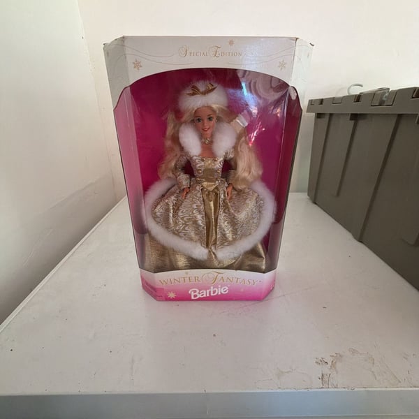 1995 Mattel Barbie Special Edition Winter Fantasy Barbie Doll #15334 NRFB