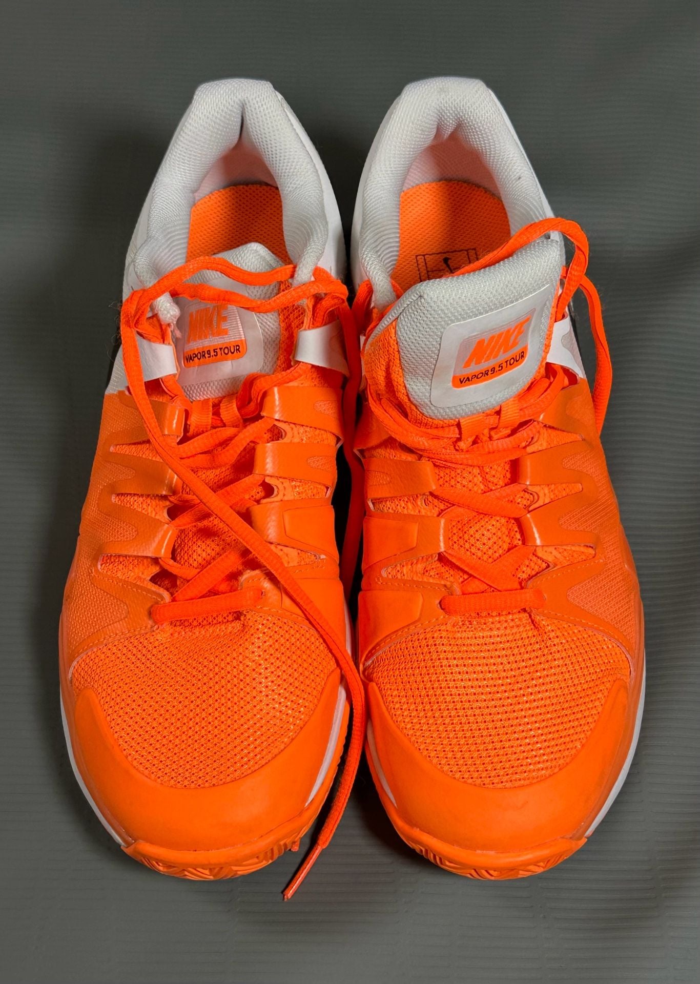 Nike Zoom Vapor 9.5 Tour Men's Tennis Shoes, Tart/White, Style 631458-803 3