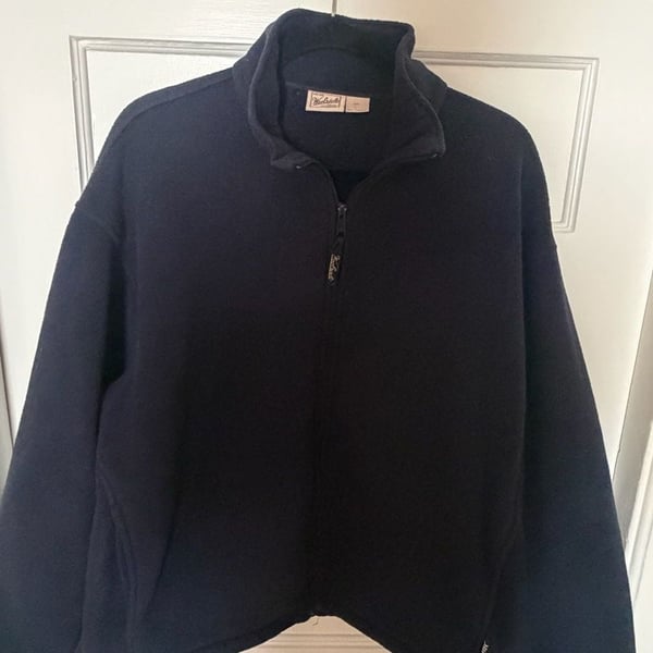 Vintage Woolrich Original Outdoorwear Navy Polartec Full Zip Fleece Jacket