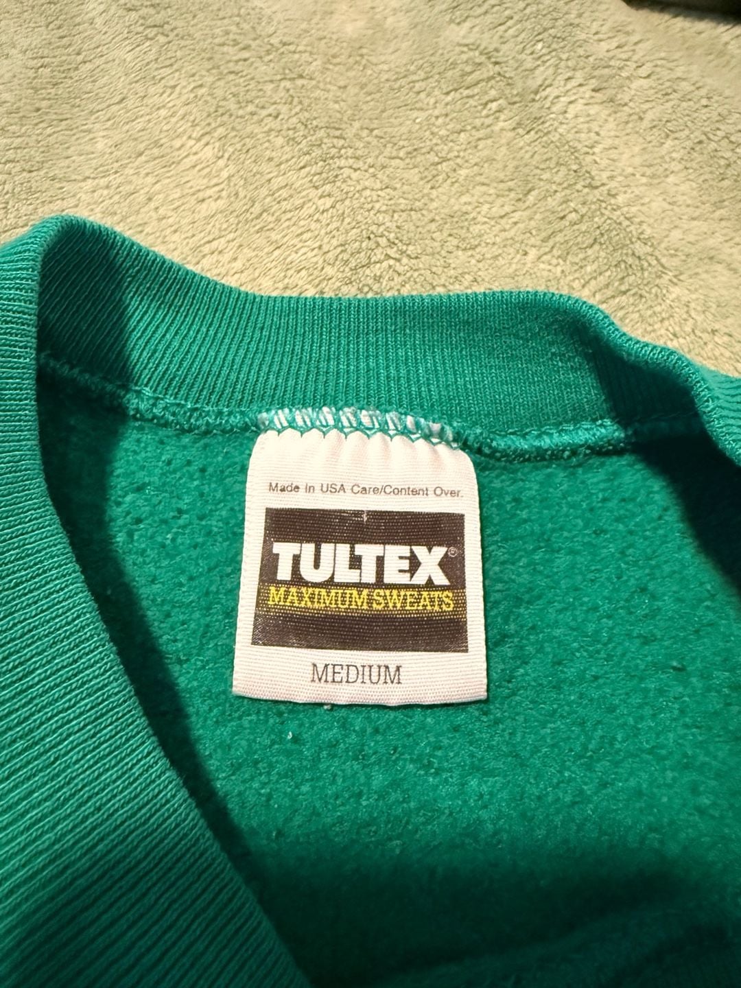 Vintage 90s Tultex Fringe Apple Orchard Sweatshirt Made in USA 4