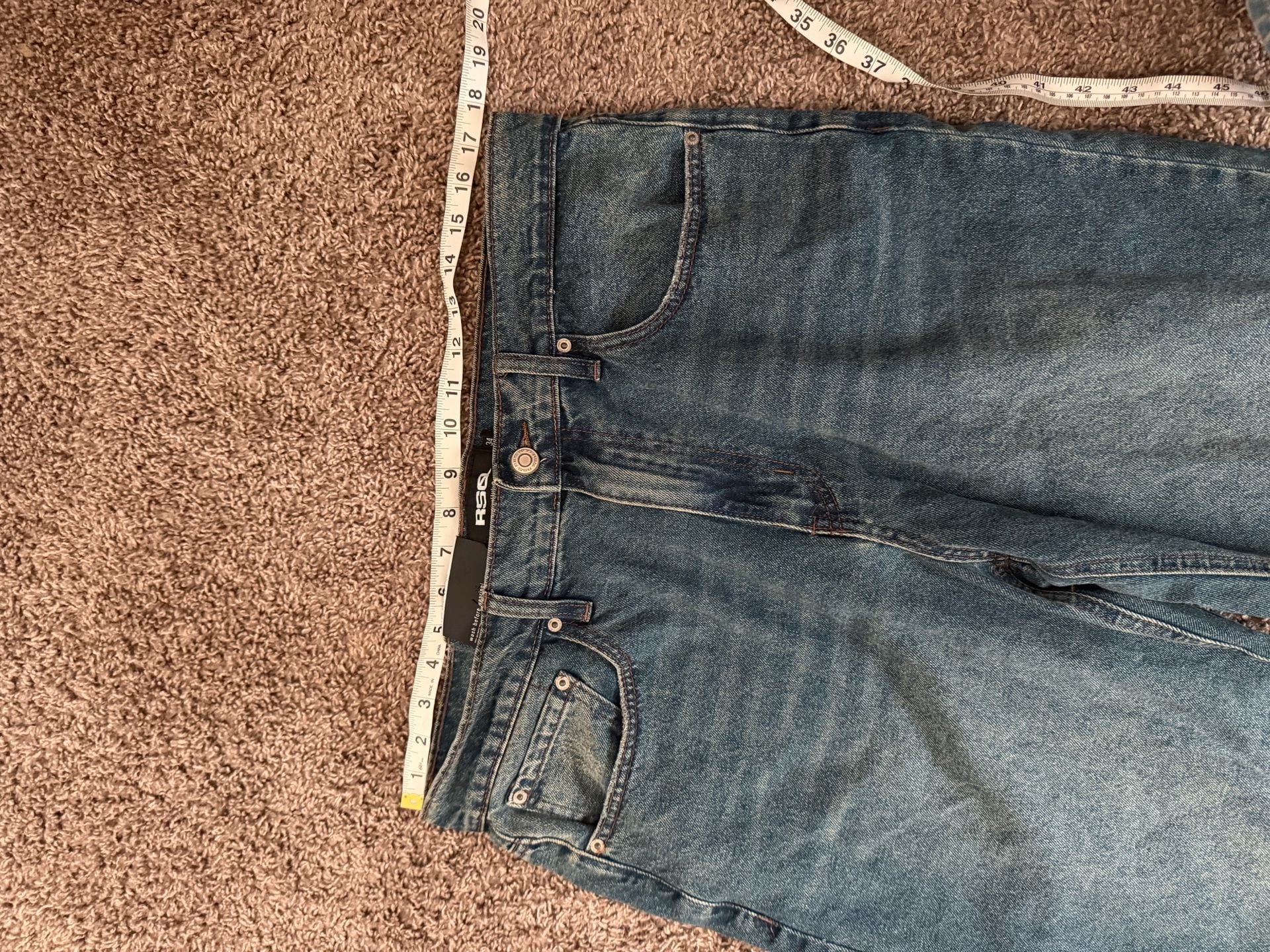 RSQ Relaxed Bootcut Blue Denim Jeans 6