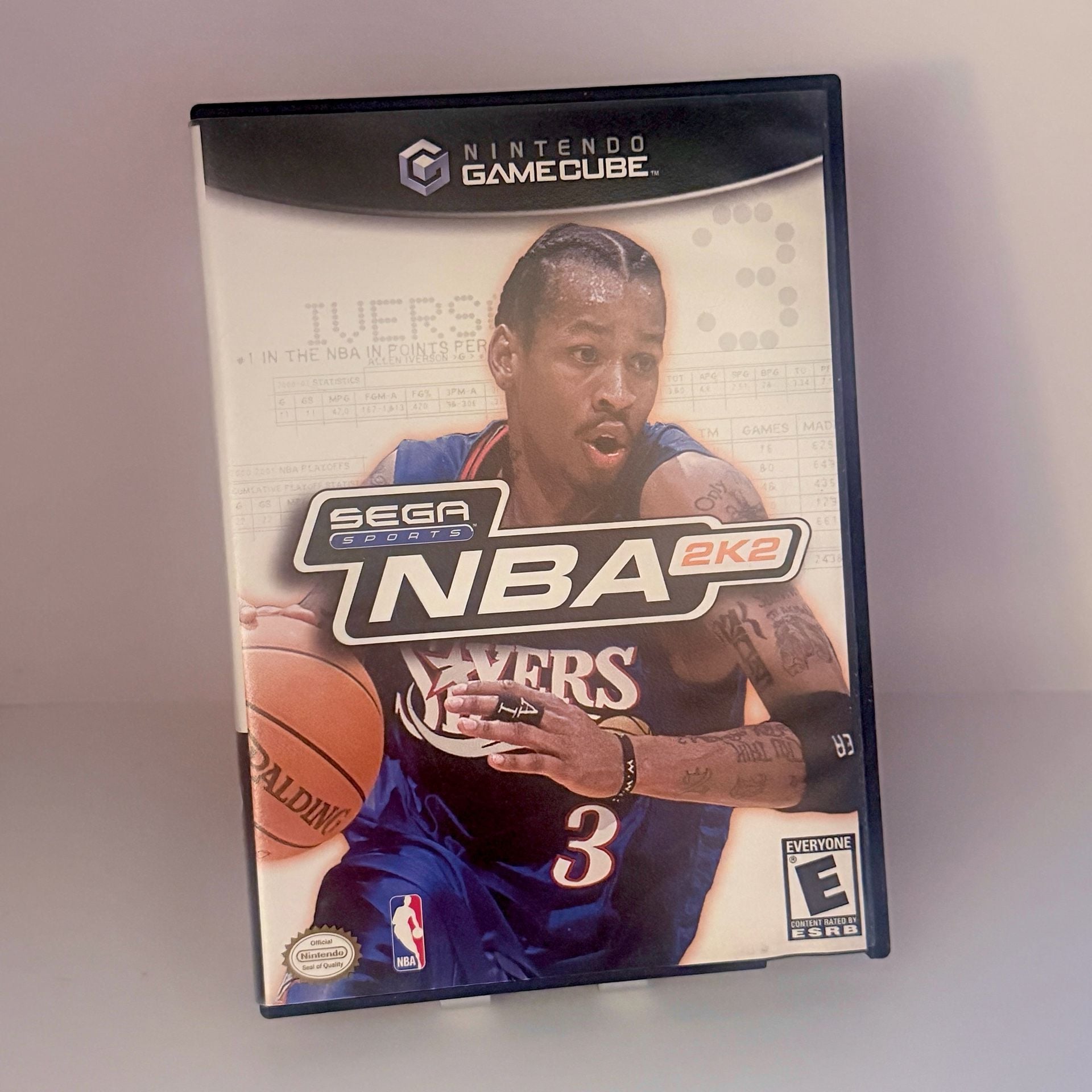 Sega Sports NBA 2K2 for Nintendo GameCube in Blockbuster Case 2