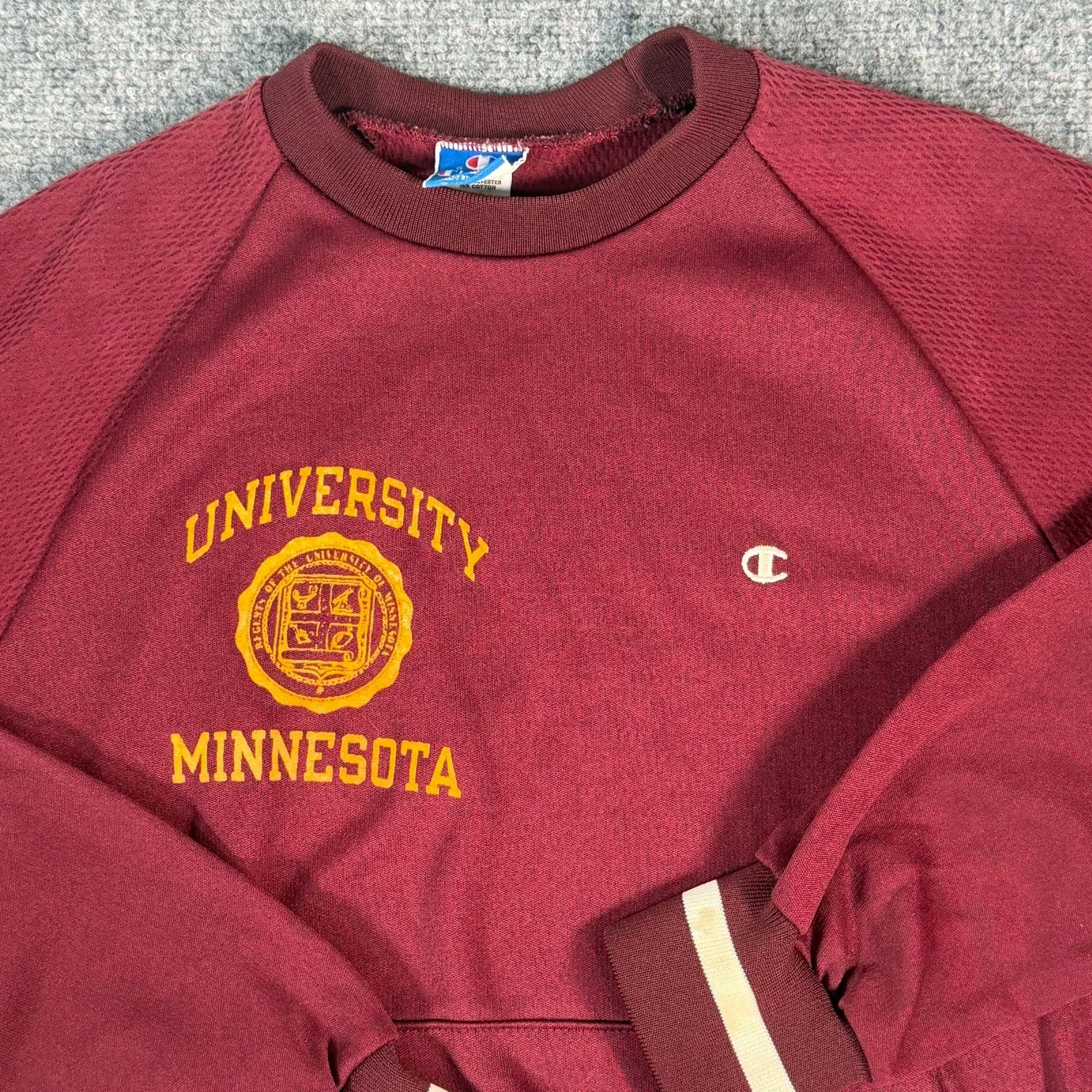 Vintage Champion University of Minnesota Maroon Track Suit 10