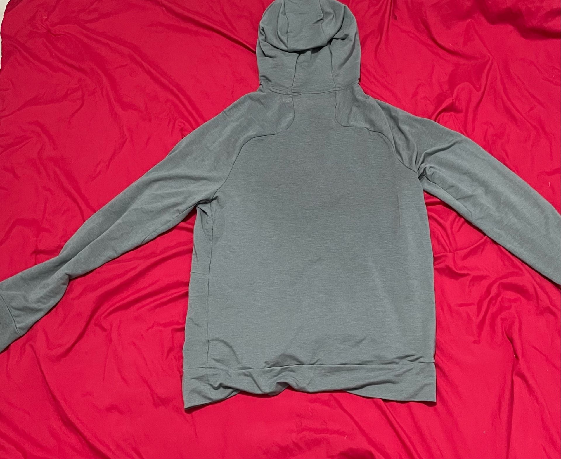 Nike Dri-FIT Sweatsuit Set Mens, M Gray Pullover Hoodie & Jogger Pants Tracksuit Matching Set 14