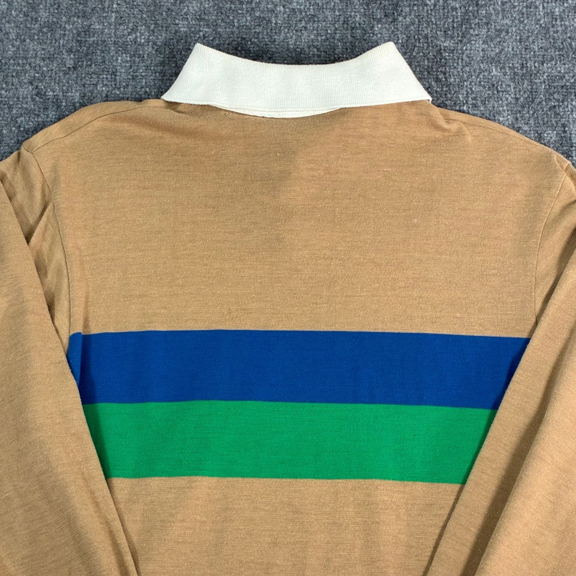 Vintage Long Sleeve Striped Rugby Shirt 6