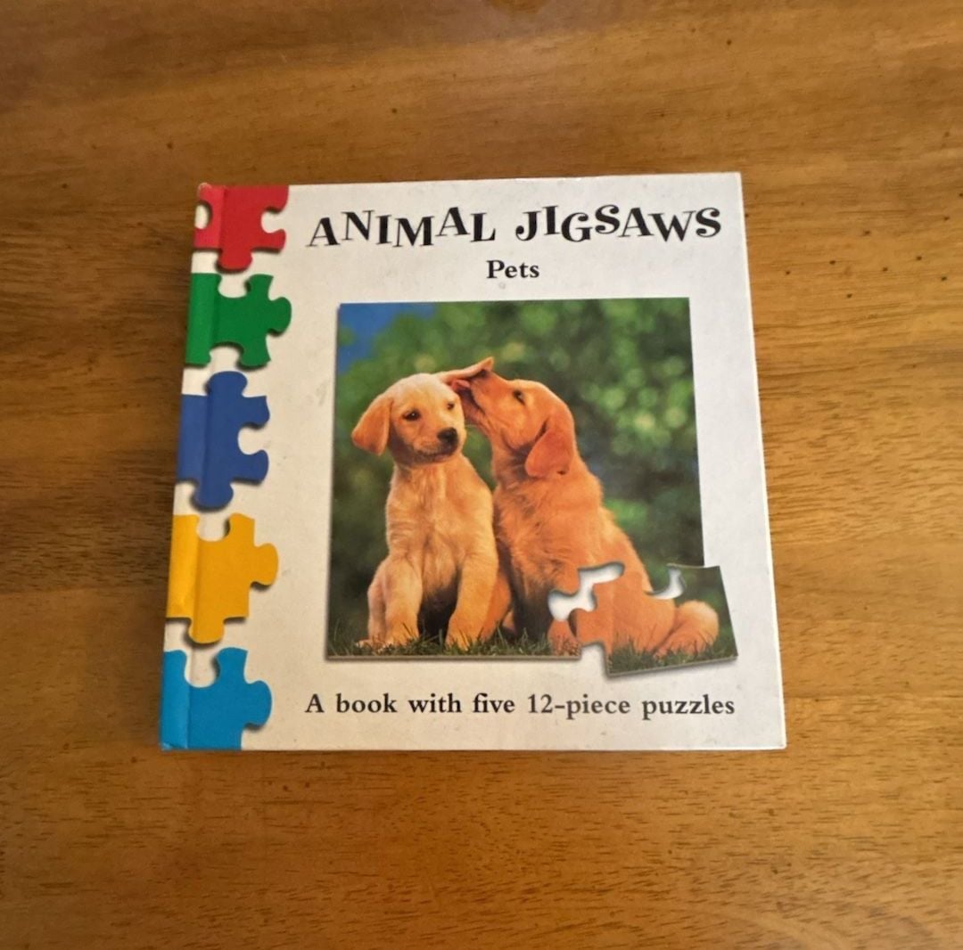 Animal Jigsaws: Pets - A Book with Five 12-Piece Puzzles 1