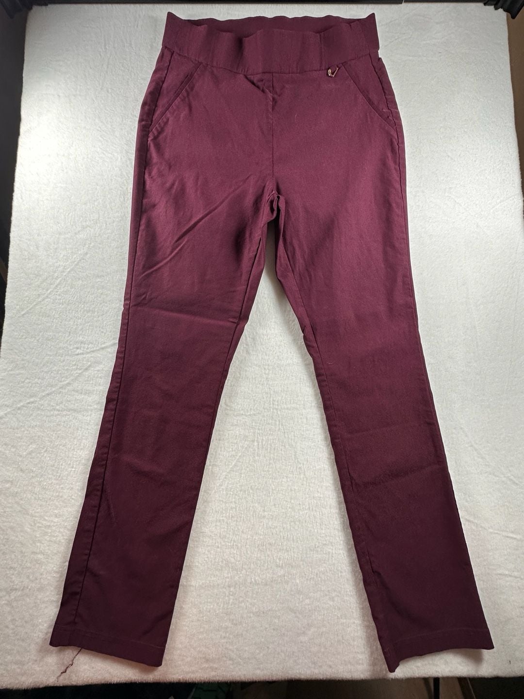 Rafaella Women's Stretch Slim Ankle Pull-On Elastic Waist Dress Pants 2