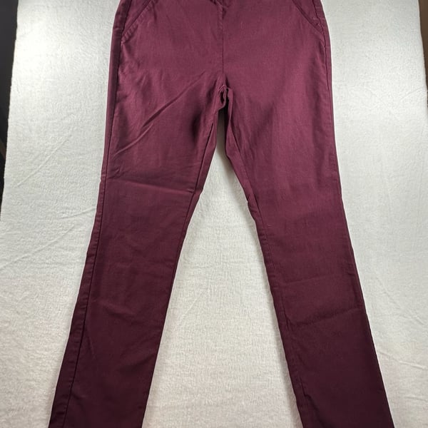 Rafaella Women's Stretch Slim Ankle Pull-On Elastic Waist Dress Pants