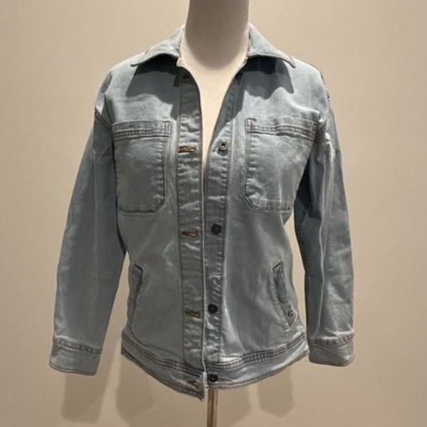 Vans Leila Denim Jacket Women's Light Wash Button Up