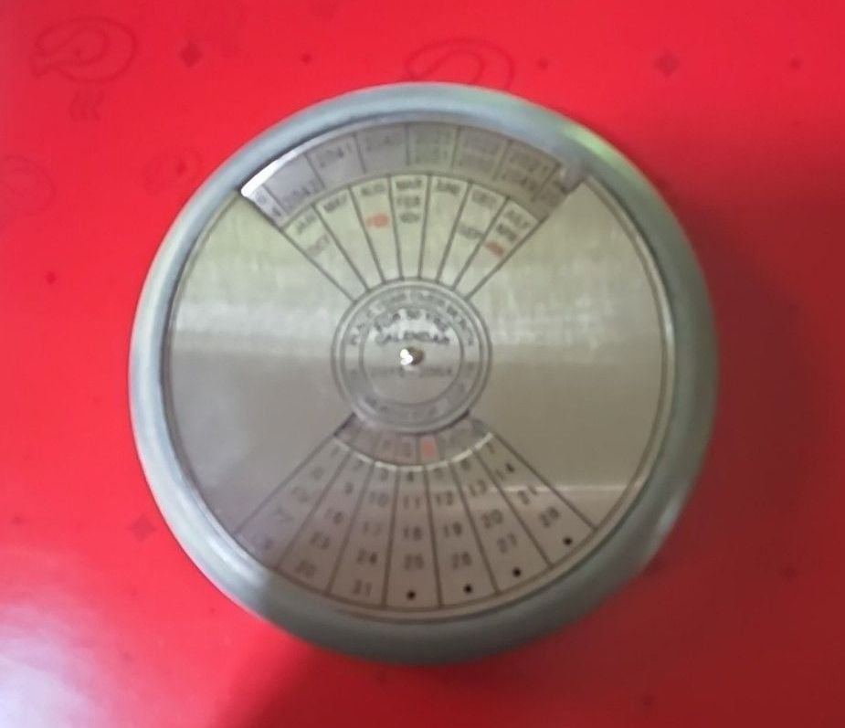 Kikkerland 50 Year Calendar Paperweight Desk Accessory 1