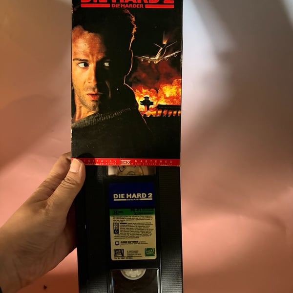 Die Hard 2: Die Harder (1990) Fox Video VHS Tape