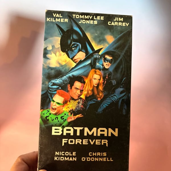 Batman Forever 1995 Vintage VHS Movie Tape