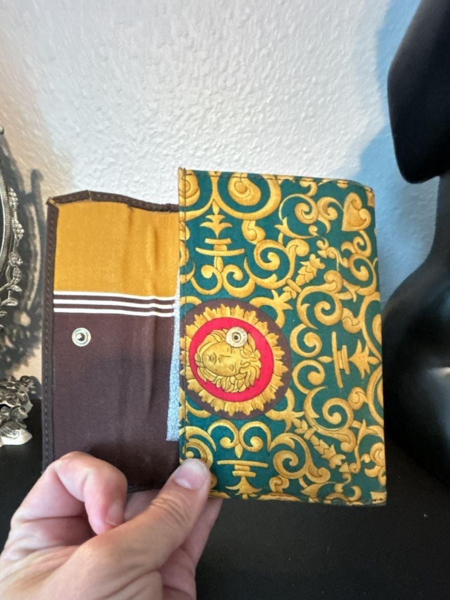 Versace Realizzato Con Disegno Originale Fold-over Clutch Wallet 2