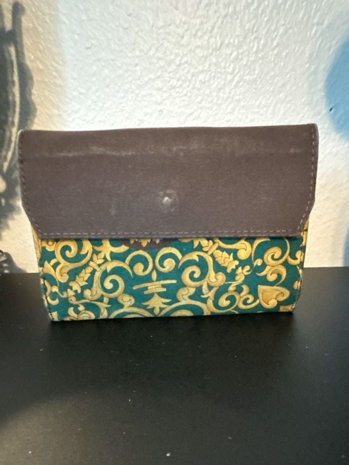 Versace Realizzato Con Disegno Originale Fold-over Clutch Wallet 3
