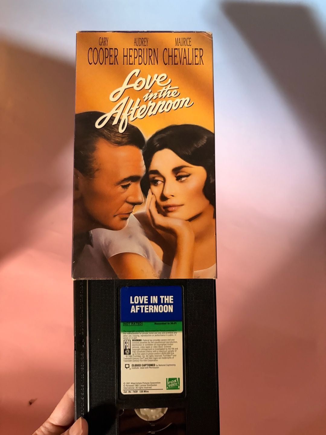 Love in the Afternoon VHS Tape – , 1