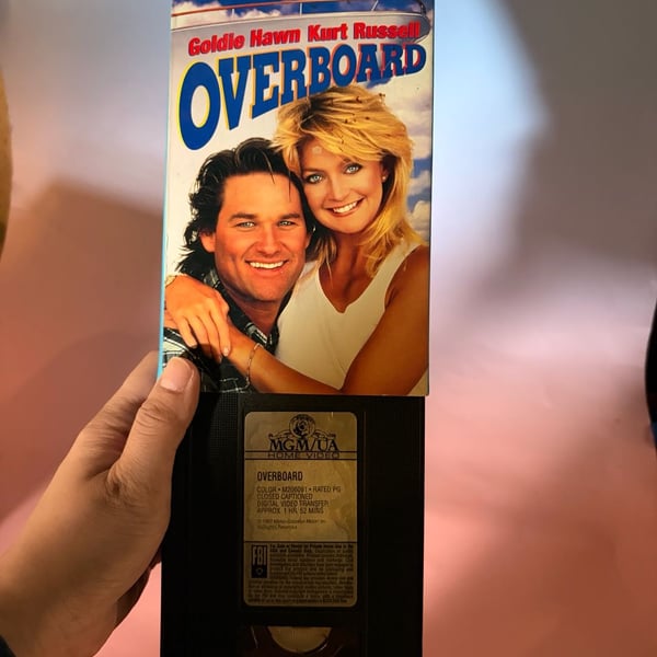 Overboard VHS Movie (1987, MGM/UA Home Video)