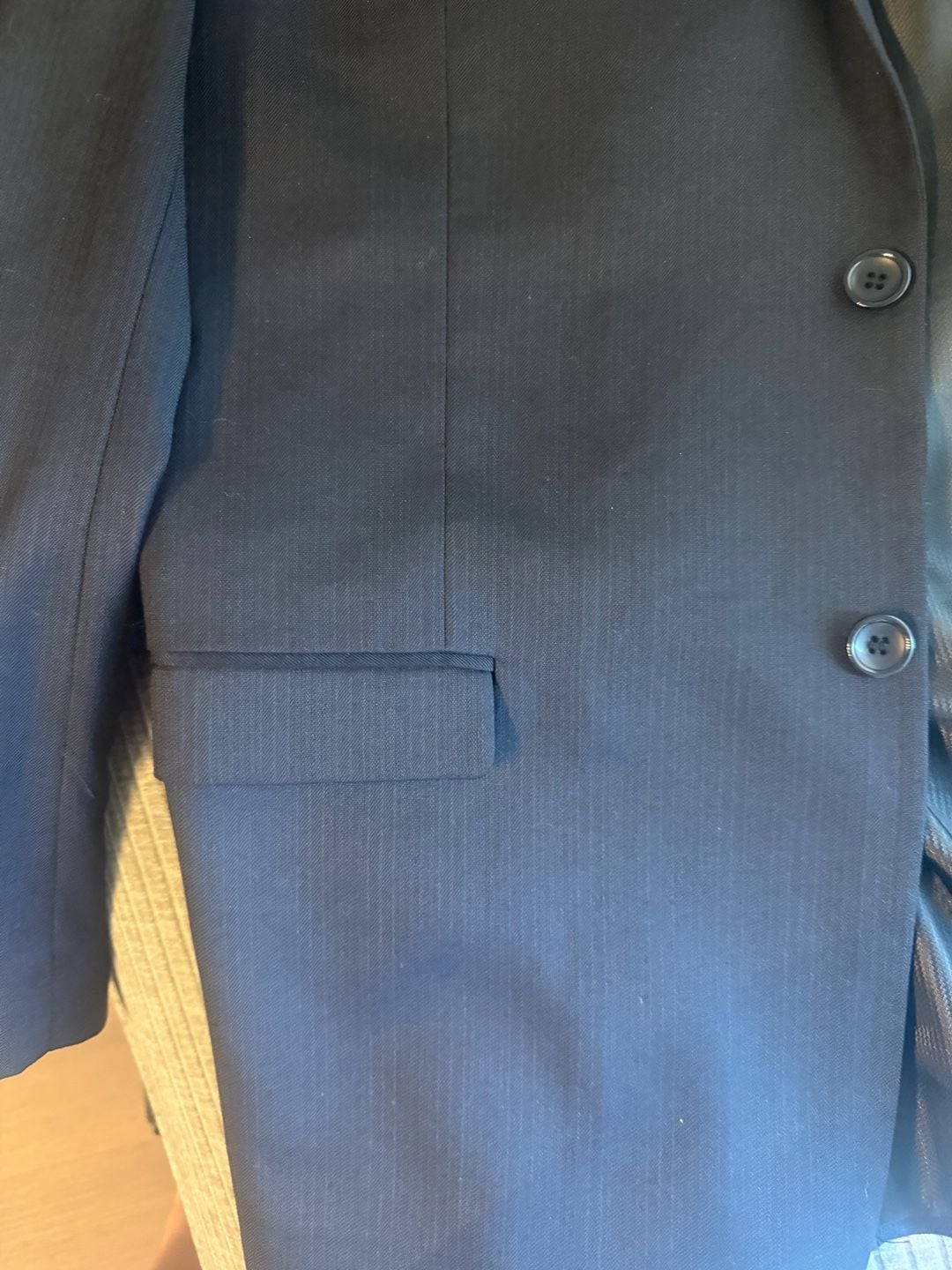 Mario Rossi Super 140's Extra Fine Fabric Men's Suit Jacket, Size 48L 2