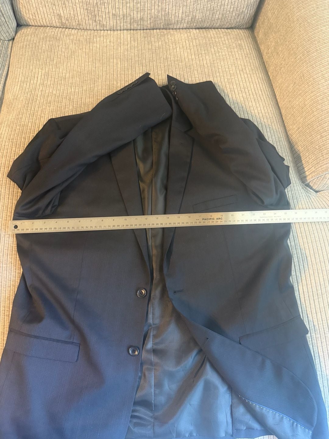 Mario Rossi Super 140's Extra Fine Fabric Men's Suit Jacket, Size 48L 7