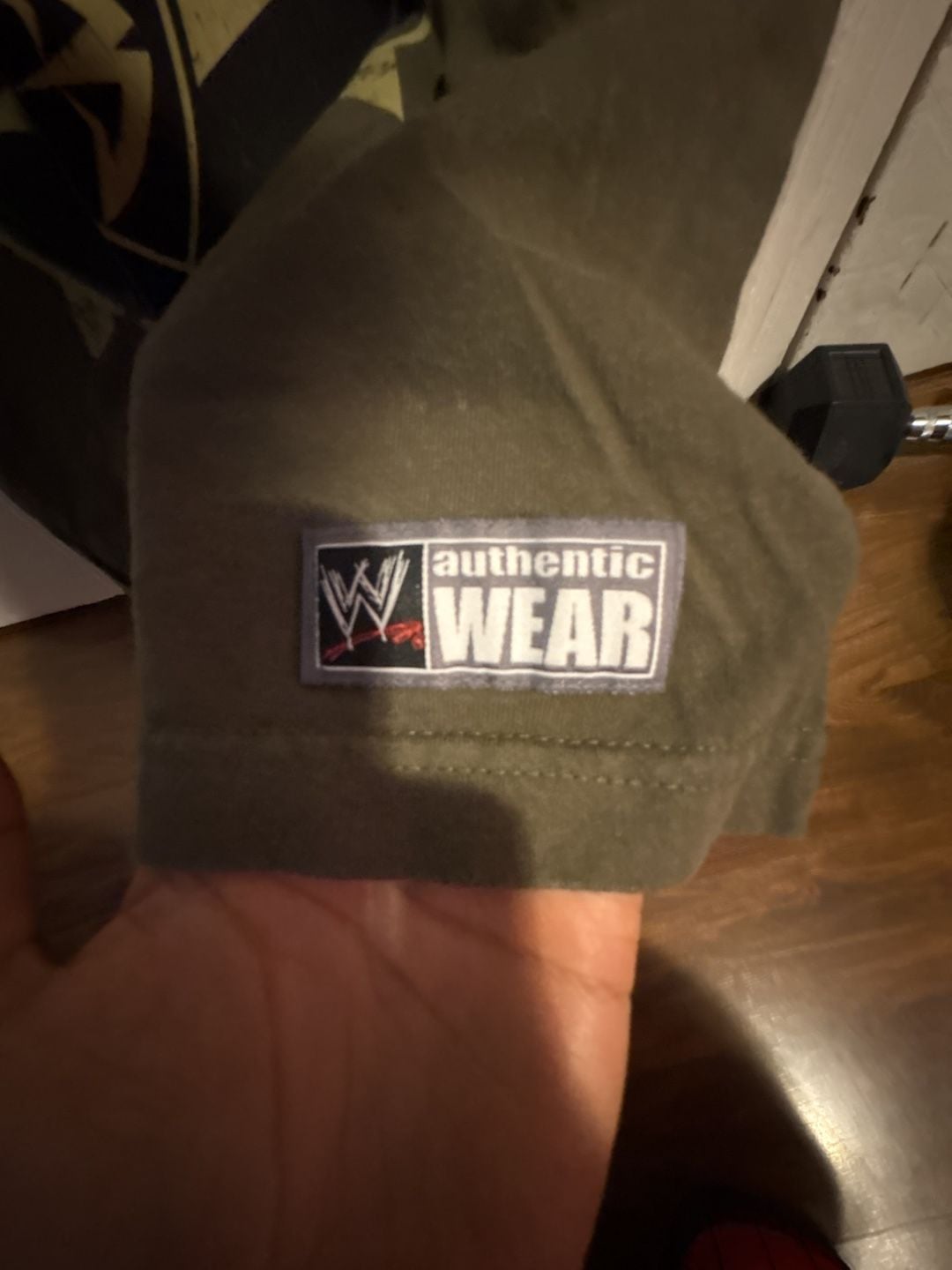 Vintage WWE Batista 'The Animal Hunts Alone' Olive Green T-Shirt 3