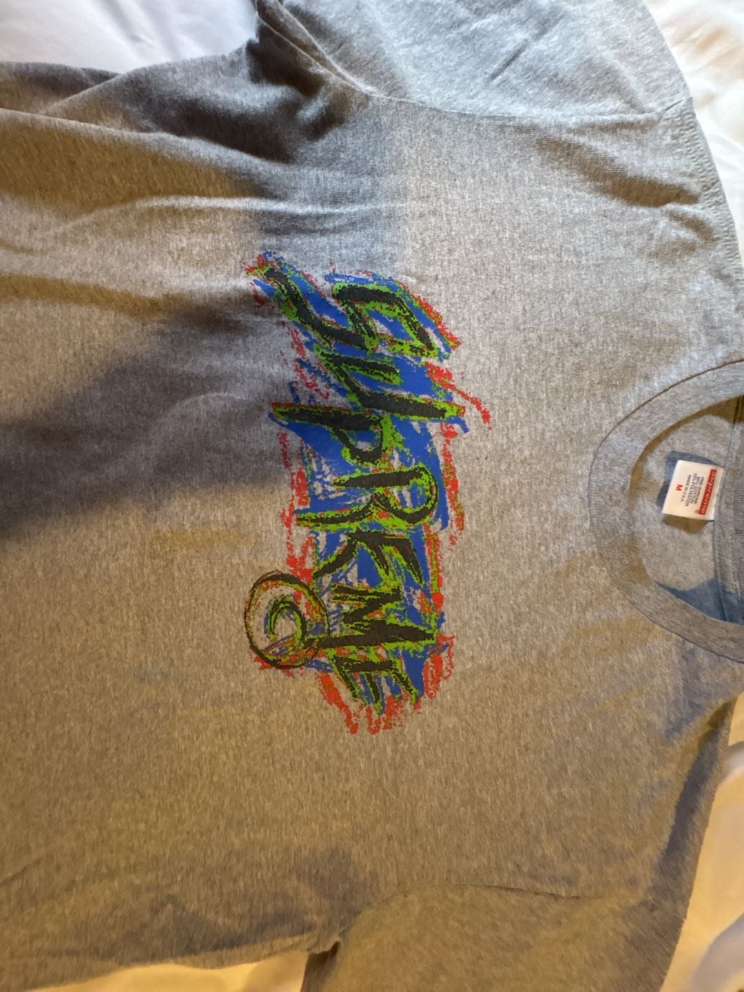 Supreme Scratch Tee Heather Grey FW20 3
