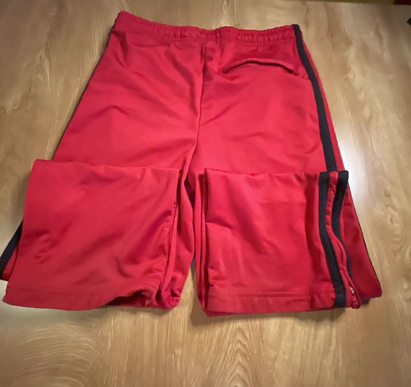 Starter Athletics Boys Red Track Pants with Side Zippers 2