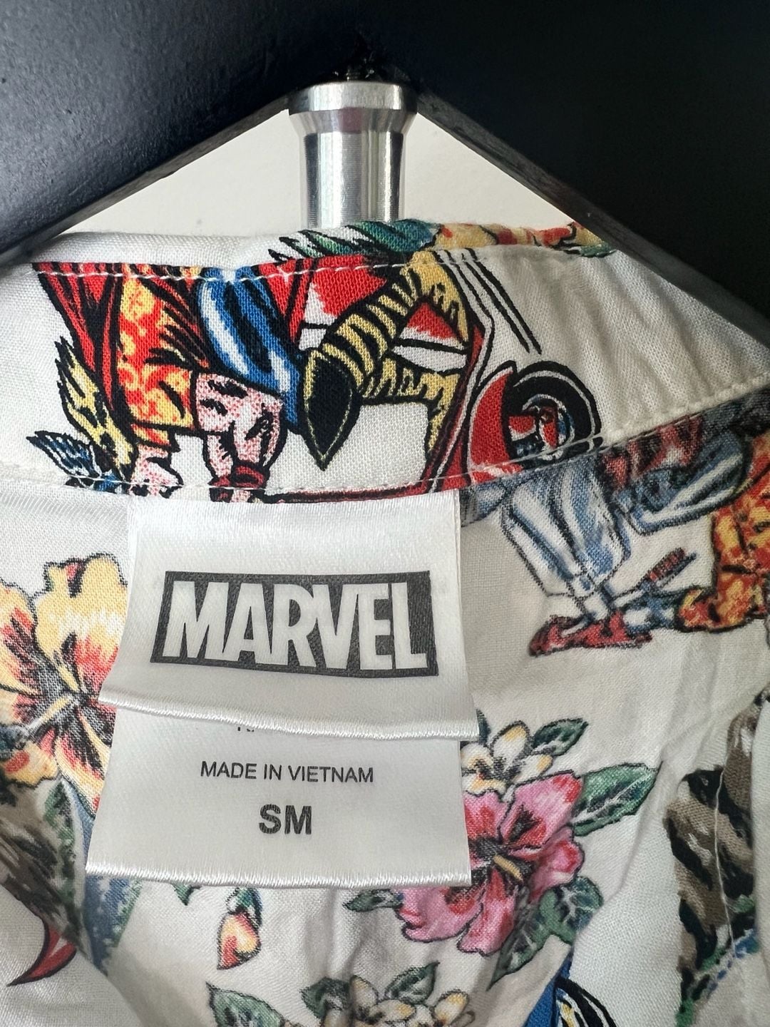 Marvel "What If?" Heroes On Island Time Tropical Hawaiian Button-Down Shirt 3