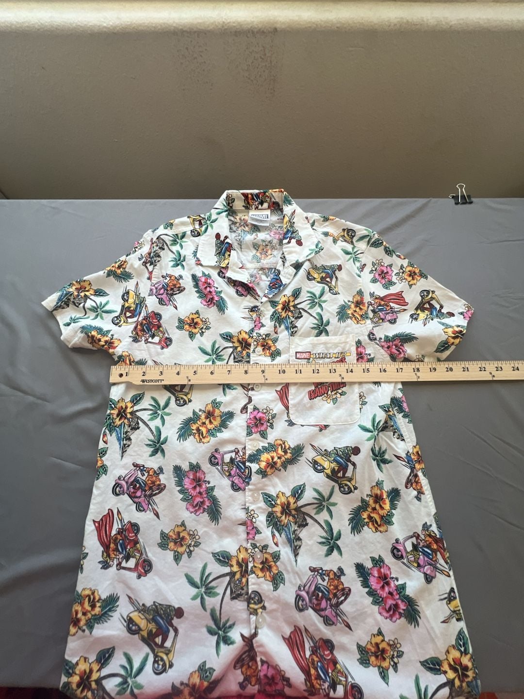 Marvel "What If?" Heroes On Island Time Tropical Hawaiian Button-Down Shirt 7