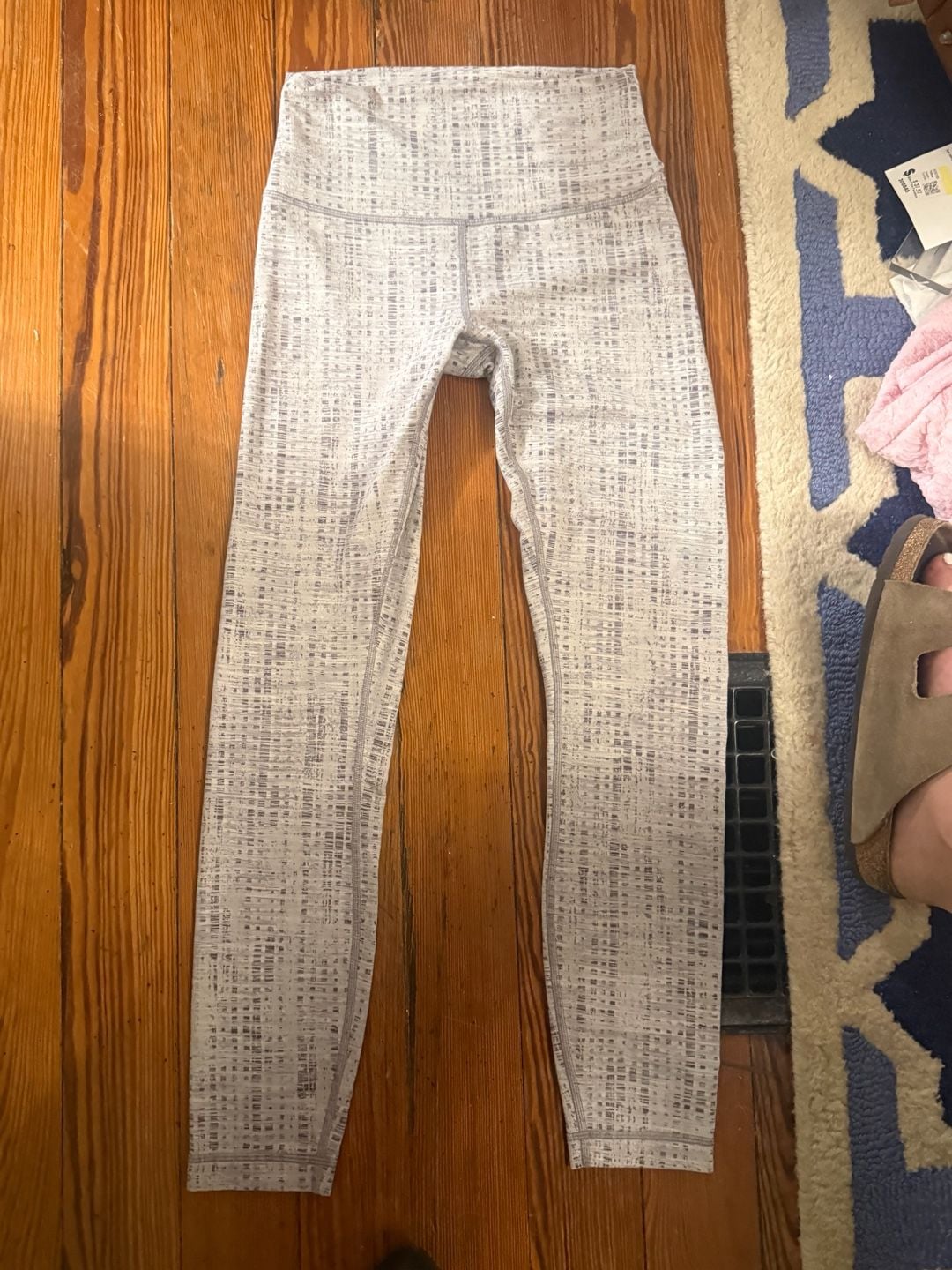 Lululemon Wunder Under High-Rise Tight in Action Jacquard Silver Lining, Size 4 2