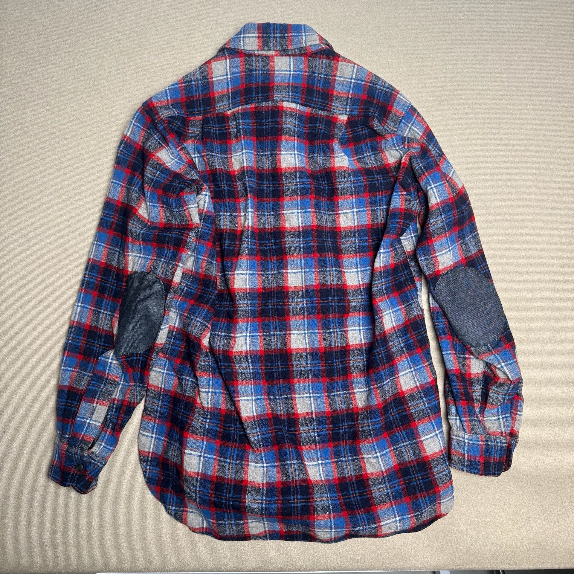 Vintage Pendleton Wool Flannel Shirt with Elbow Patches 5