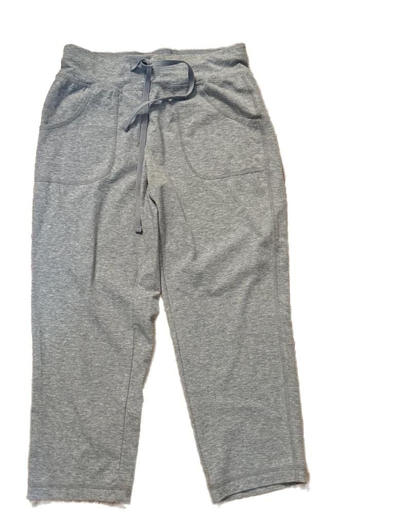 Athletic Works Women's Athleisure Core Knit Capri Pants with Drawstring 2
