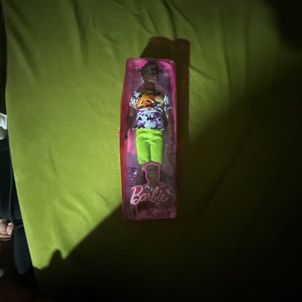 Barbie Ken Fashionistas Doll #183 Broad Body with Camo Print Top