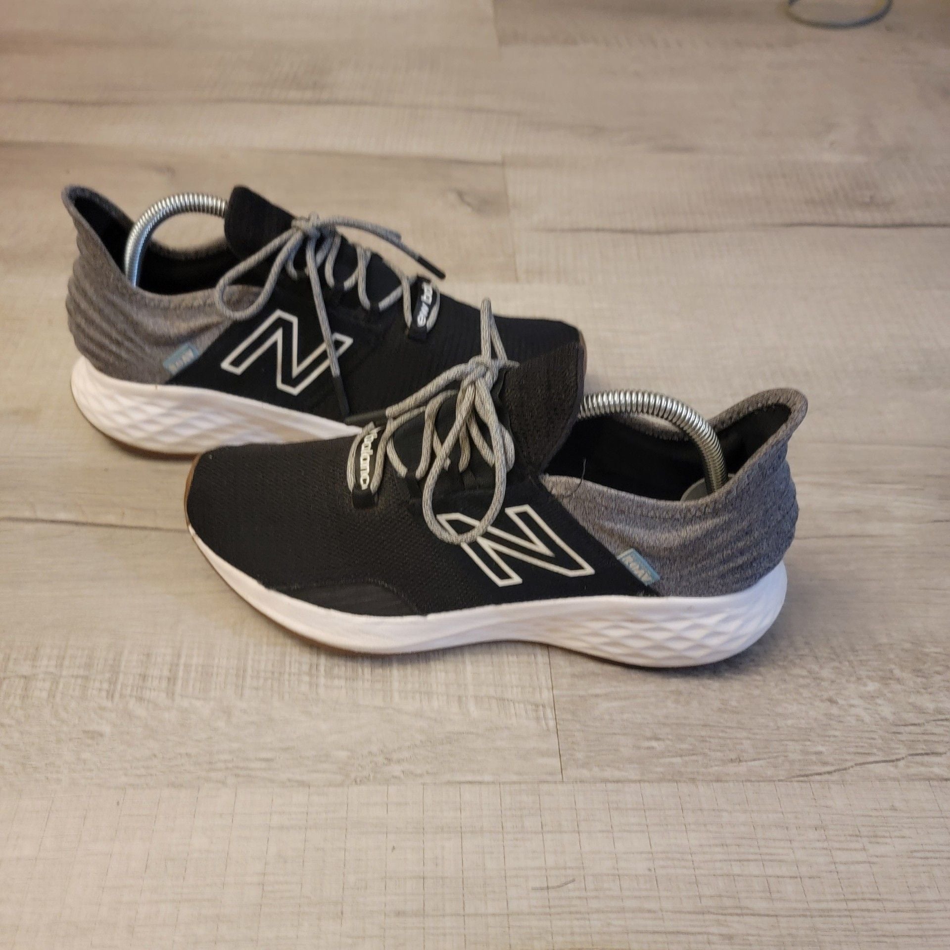 New Balance Fresh Foam Roav v1 Running Shoes Black/Grey Men’s Size 9.5 3