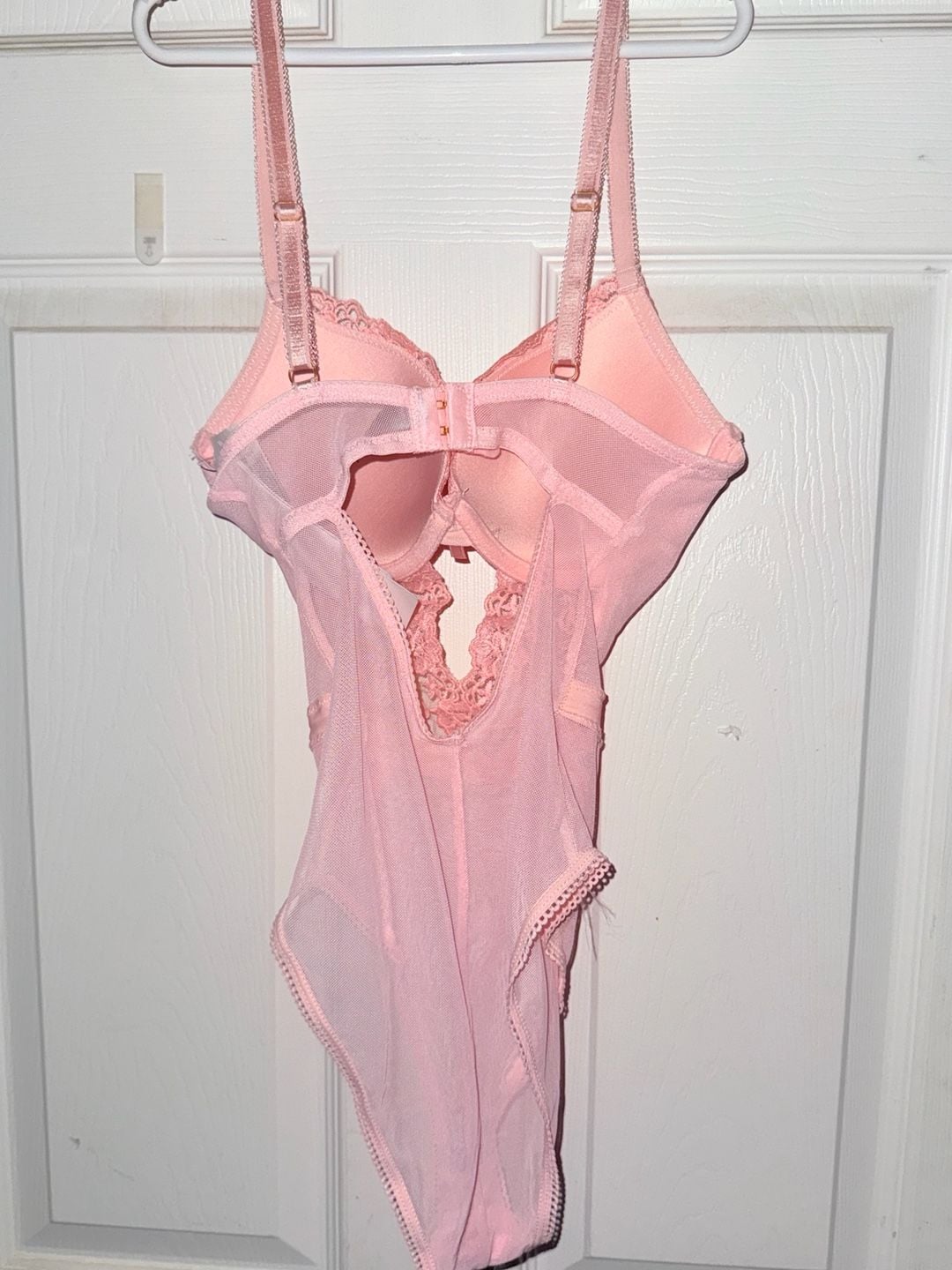 Floral Lace Mesh Teddy Bodysuit 3