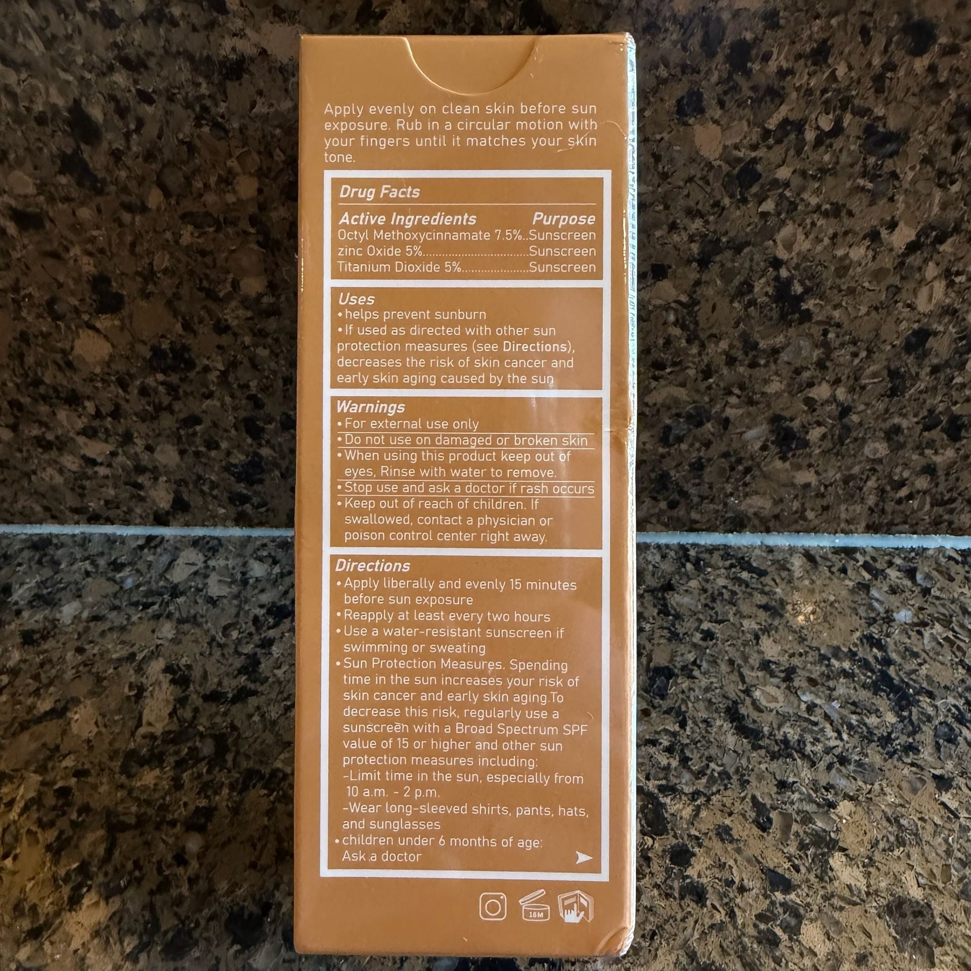 Medium Spectrum Sunscreen Serum SPF 50 Color Mimicking Foundation 3
