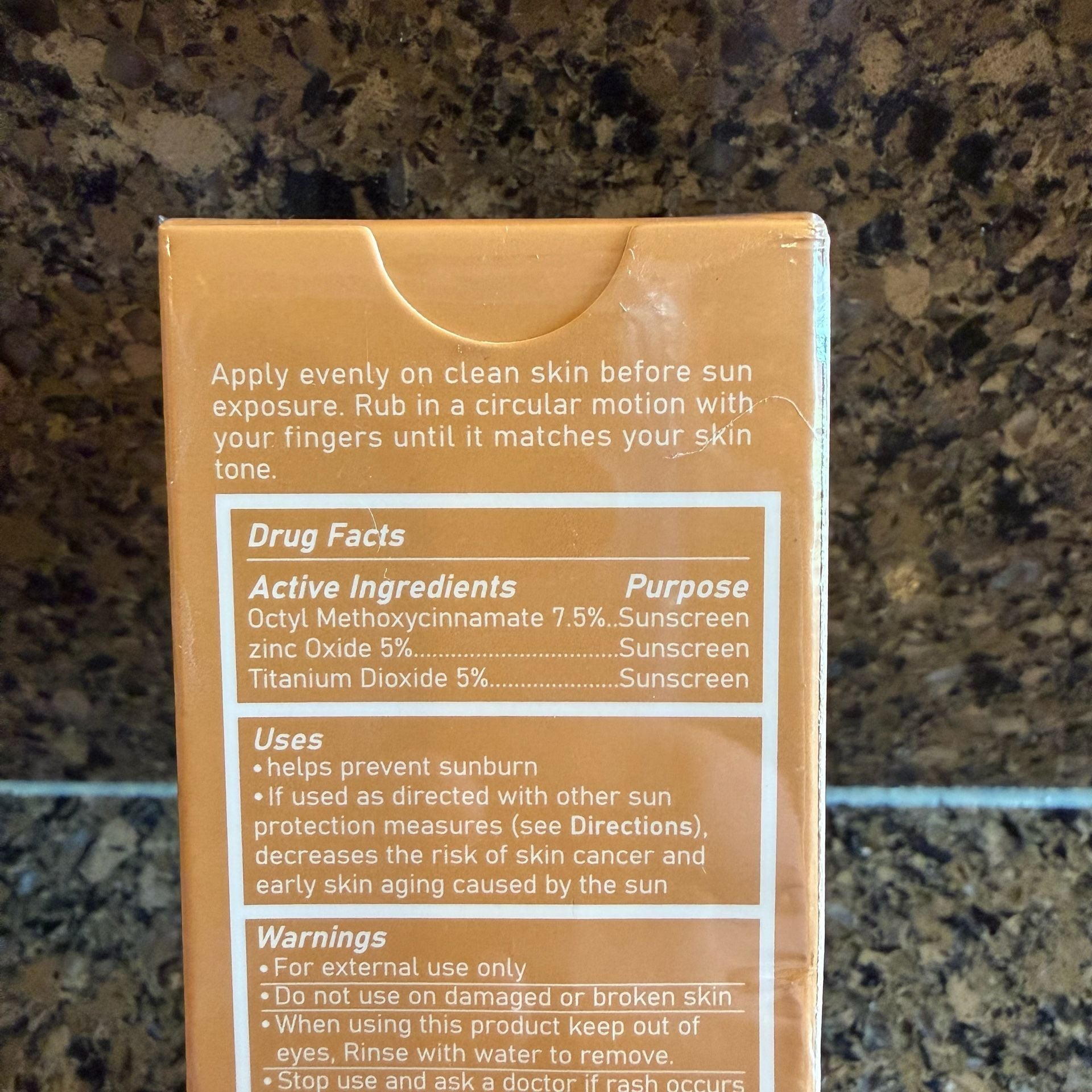 Medium Spectrum Sunscreen Serum SPF 50 Color Mimicking Foundation 6